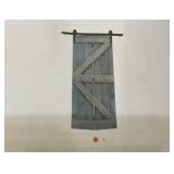 RTA 38" x 84" K-Series BiFold Barn Door-Denim Blue