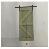 RTA 38" x 84" K-Series BiFold Barn Door in Sage