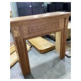 Wooden Fireplace Front in Oak