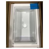 30" x 18" Single Bowl Fireclay Sink in White