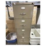 18"W x 58"H Office Cabinet Organizer in Tan