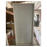36" x 80" LH 2-Panel Steel Exterior Door