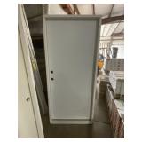 34" x 80" RH 1-Panel Steel Exterior Door