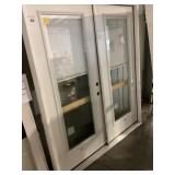 6/0 x 6/8 LH Fiberglass FV French Door w/ Blinds