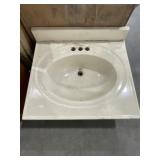 25" x 22" Single Sink Vanity Top in Ivory