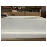30" x 18" Fireclay Single Bowl Sink