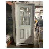 36" x 80" LH 1/2 View Steel Exterior Door