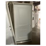 36" x 80" LH 2-Panel Steel Exterior Door