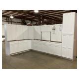 15Pc 42" Arcadia White Kitchen Set