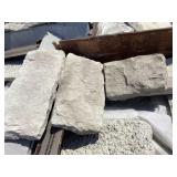 Bergamo Bianco Marmo Flat Facestone Pallet