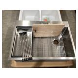 32" Drop-in Stainless Steel Sink W Accessories