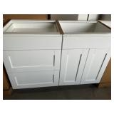 Mixed Lot of White Cabinet Units x 4