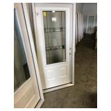 36" LH 3/4 Lite Fiberglass Entry Door