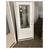 36" LH 3/4 Lite Fiberglass Entry Door