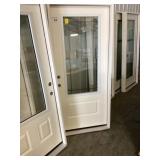 36" RH 3/4 Lite Fiberglass Entry Door