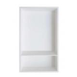 Vertical One-Piece Storage Caddy in White