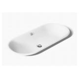 33" Kohlerï¿½ Oval Bathroom Sink in White