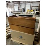 36" x 22" Wall Mount Vanity Base in Redwood