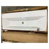 47" x 18" Wall Mount Porcelain Lav Sink x 2