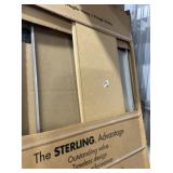 2Pc Set of Sterling Glass Shower Panels