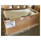 Hydro System Right-Hand Jetted Bathtub in White