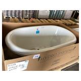 70" x 40" Freestanding Composite Bathtub