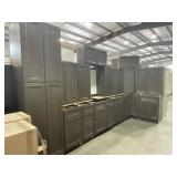 15Pc 36" Silvercreek West Point Gray Kitchen