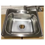 25" x 21" Drop-in Sink in Stainless Steel