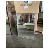 20" x 28" Silver Mirror/Medicine Wall Cabinet