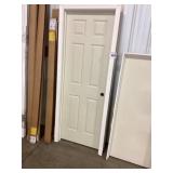 28" x 80" LH 6-Panel MDF Interior Door