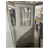 36 x 80" LH 1/2 View Steel Exterior Door