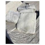 Vallese Bianco Marmo Flat Facestone Pallet x 2