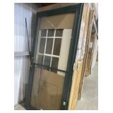 36" x 80" Full-View Storm Door in Forest Green