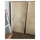36" x 80" RH 6-Panel Primed White Interior Door