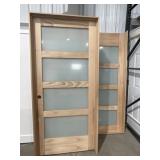 36" x 80" RH Oak 4-Panel Interior Door