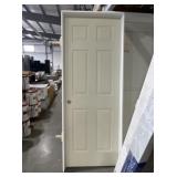 30" x 80" 6-Panel RH MDF Interior Door in Tan