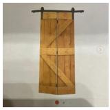 RTA 36" x 84" K-Series BiFold Barn Door in Maple