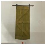 RTA 32" x 84" K-Series BiFold Barn Door in Green
