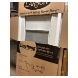 28" x 81" 1/2 High-View Storm Door in White