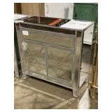 28-1/2" x 13-1/2" Mirrored Dresser/Chest