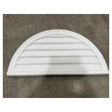 36"L Arch-Top Fypon Accent in White x 2