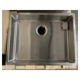23" x 18" Single Bowl Undermount SS Sink