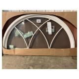 Andersenï¿½ White Fixed Half Moon Window