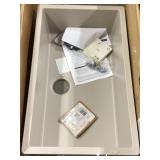 30" x 18" Single Bowl Composite Sink