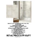 Shaw 12" x 24" Waterproof Vinyl Wall Tile x349 SF