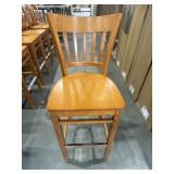 17-1/2"W x 64"H Bar Chair with Backrest x 4