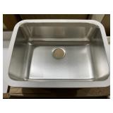24" x 18" Single Bowl Stainless Steel Sink