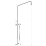 17" Brass Shower Column with Diverter Holder x2