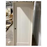 32" x 80" RH Primed Wood Single Panel Int Door