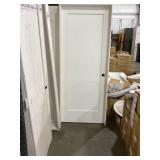 32" x 80" LH Primed Wood Single Panel Int Door